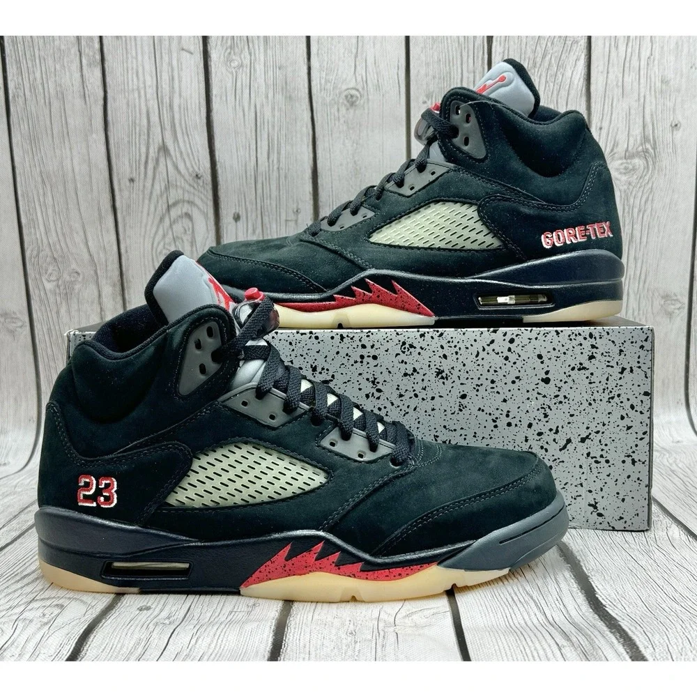 Nike Air Jordan Retro 5 GORE-TEX Off Noir Size 7.5 DR0092‑001